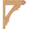 Ekena Millwork Olympic Smooth Arts and Crafts Outlooker, Western Red Cedar, 5 1/2"W x 18"D x 22"H OUT06X18X22OLY03SWR - alternate 3